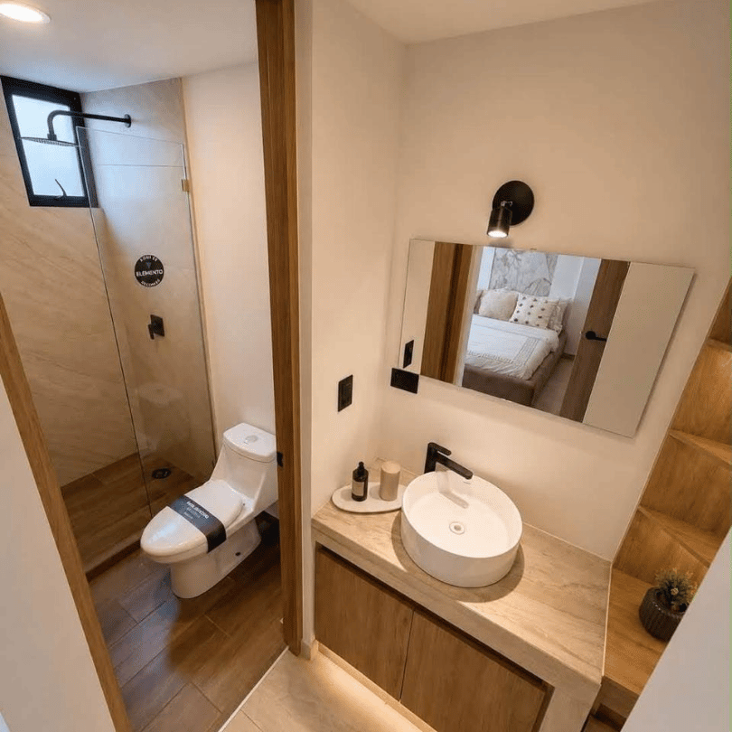 Baño equipado
