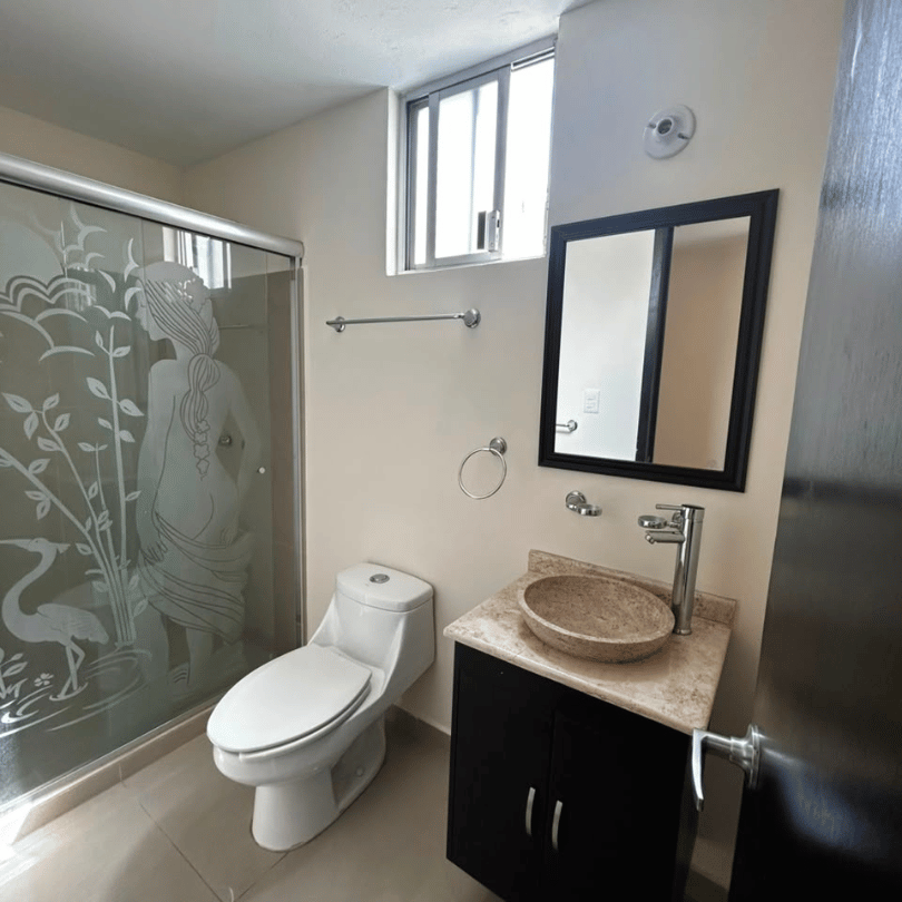 baño equipado